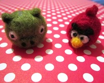 Angry Birds vs Green Pigs - ручная работа, handmade