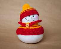 Снеговик. Новогодняя игрушка - ручная работа, handmade