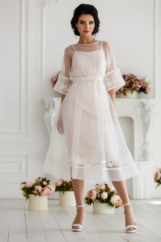 белое платье 